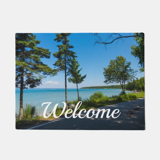 Paillasson Lake Shore Drive Paradise Welcome Doormat (Devant)
