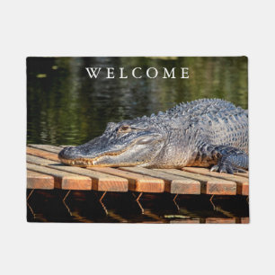 Paillasson L'alligator chez Homosassa jaillit parc d'état de