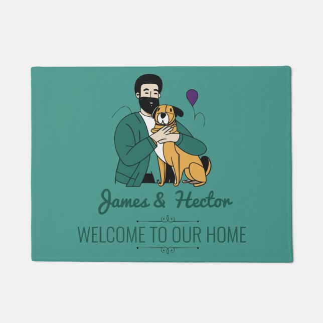 Paillasson L'amour du chien (Devant)