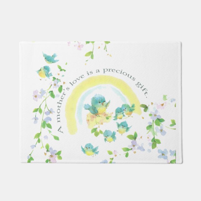 Paillasson L'amour d'une mère est un cadeau précieux (Devant)