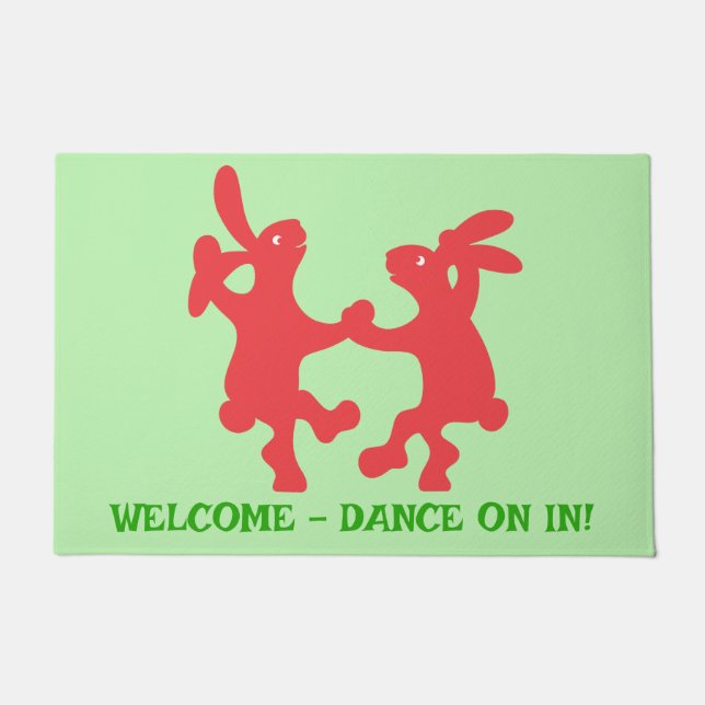 Paillasson Lapins de Jitterbug (Devant)