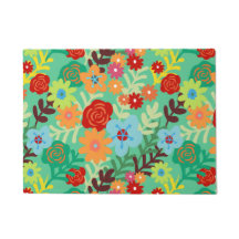 L'aquarelle colorée fleurit floral fin