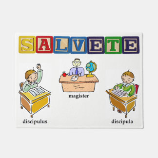 Paillasson latin d'école