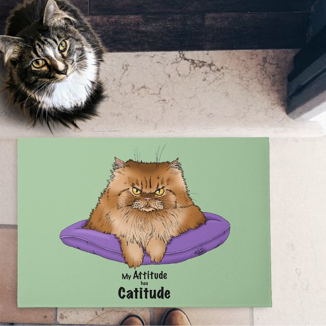 Paillasson L'attitude a une Catitude (Créateur téléchargé)