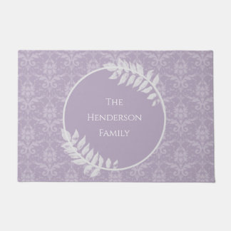 Paillasson Lavande Elegant Damas Porte Personnalisée