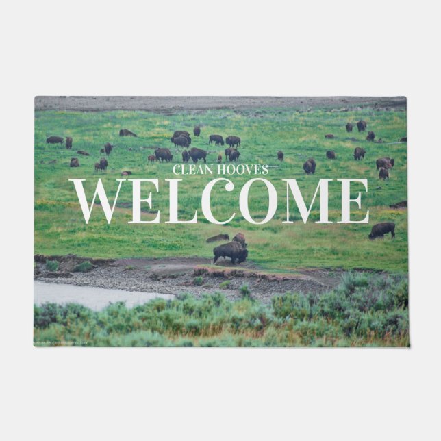 Paillasson Le bison américain (Devant)