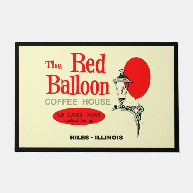 Paillasson Le Café Rouge Balloon, Niles, Illinois (Devant)