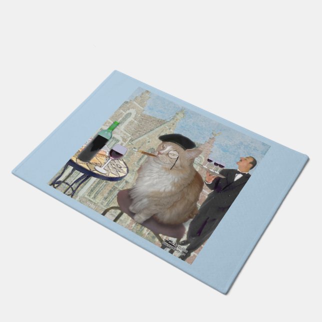 Paillasson Le Cat du Café (Incliné)