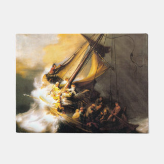 Paillasson Le Christ dans la tempête sur la mer de la Galilée