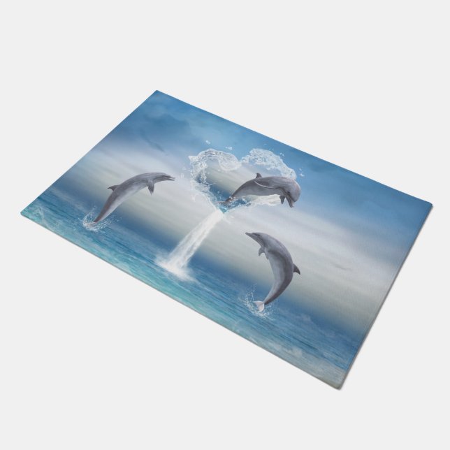 Paillasson Le coeur des Dolphins (Incliné)