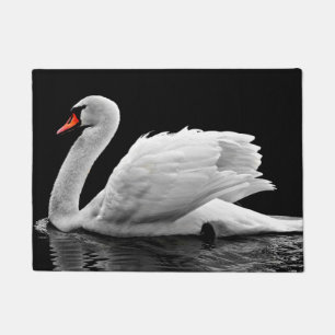Paillasson Le cygne blanc sur le lac