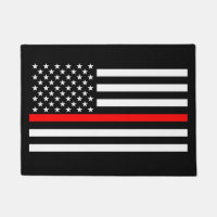 Le drapeau américain symbolique de la ligne rouge 