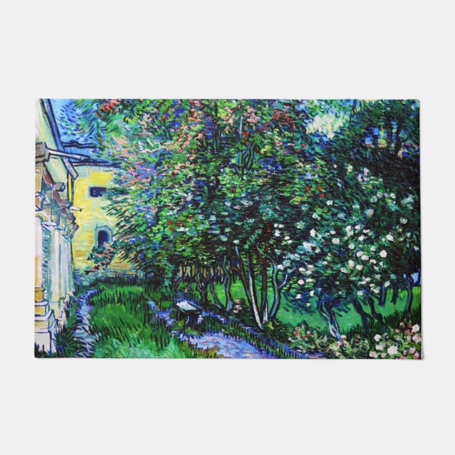 Paillasson Le Jardin de l'Asile à Saint-Rémy, Van Gogh (Devant)