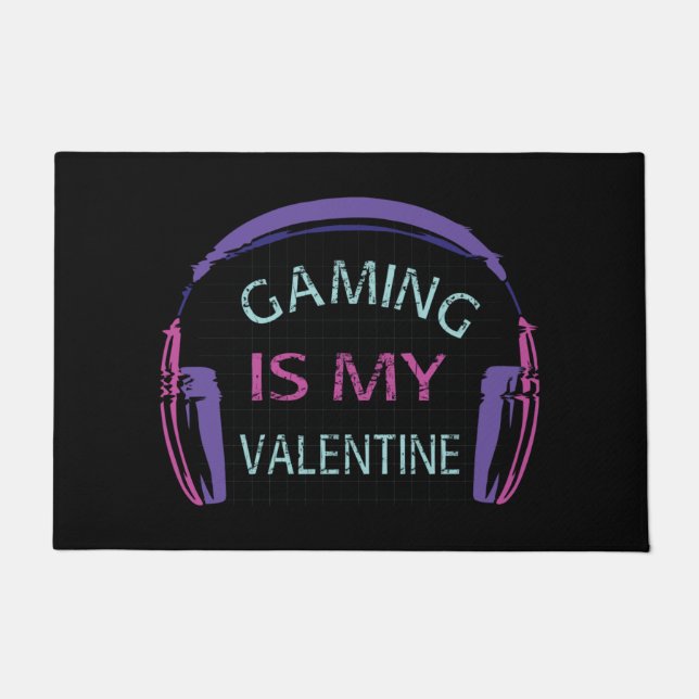 Paillasson Le jeu est mon Saint-Valentin (Devant)