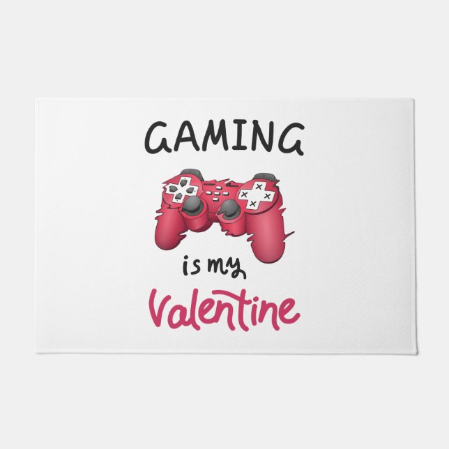 Paillasson Le jeu est mon Saint-Valentin (Devant)