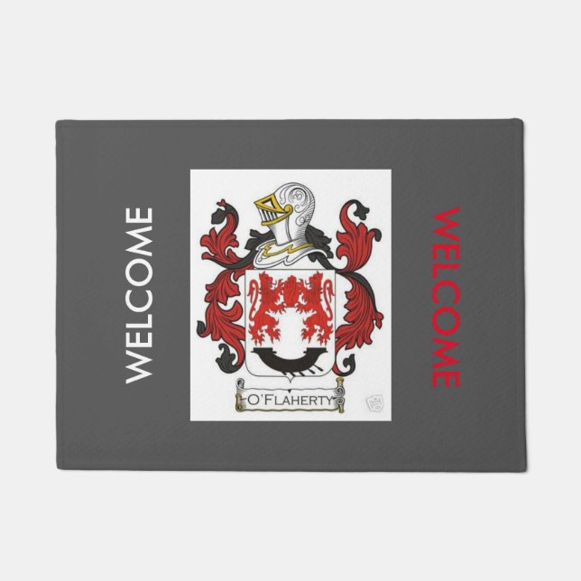 Paillasson Le logo du clan d'O'Flaherty (Devant)