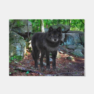 Paillasson Le mat de "loup noir"