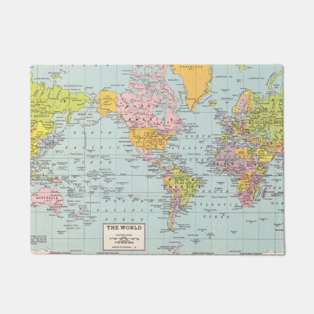 Paillasson Le monde est à votre porte (Devant)