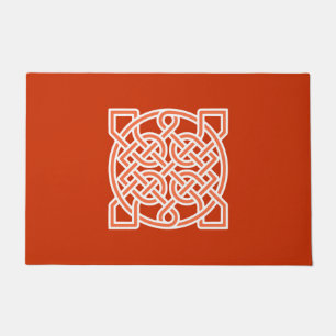 Paillasson Le noeud de marin celtique, Mandarin Orange et Bla