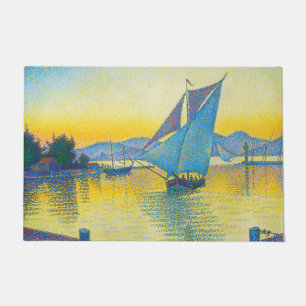 Paillasson Le port au coucher du soleil, Signac