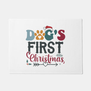 Paillasson Le premier Noël du chien