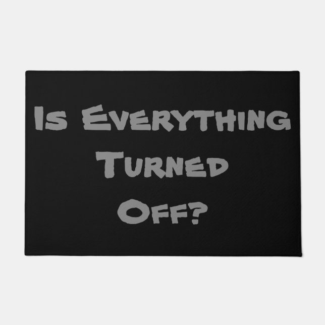 Paillasson le rappel d'amusement n'oublient pas l'original (Devant)