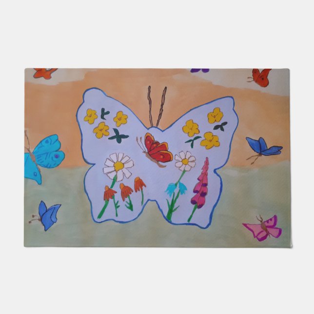 Paillasson Le rêve papillon (Devant)