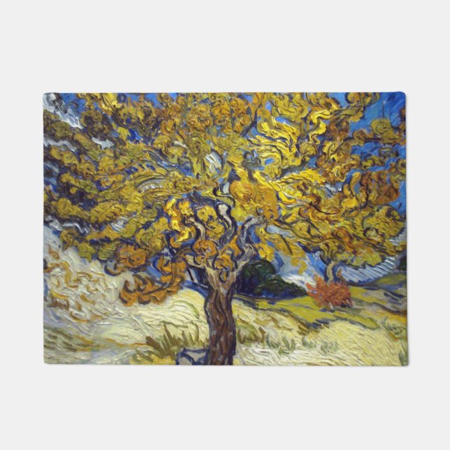 Paillasson Le tableau du mûrier de Van Gogh, un chef-d'œuvre  (Devant)