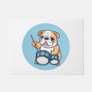 Paillasson Le tambourin Bulldog bat et Bulldog Grooves