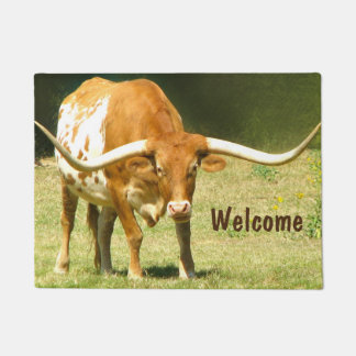 Paillasson Le Texas beau bienvenu Longhorn