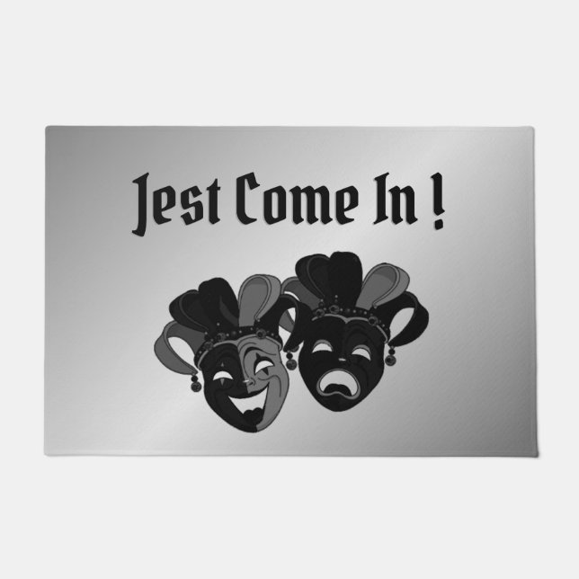 Paillasson Le théâtre de comédie et de tragédie se masque (Devant)