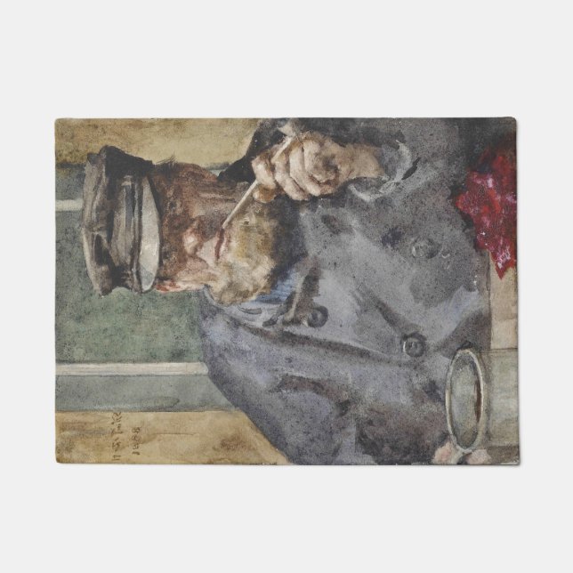 Paillasson Le vieux chien de mer, homme marin (par Henry Scot (Devant)