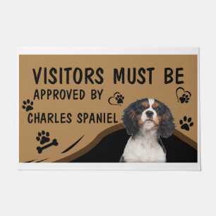 Paillasson Le Visiteur Doit Être Approuvé Par Charles Spaniel