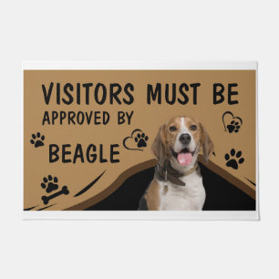 Paillasson Le Visiteur Doit Être Approuvé Par Le Beagle Sprin
