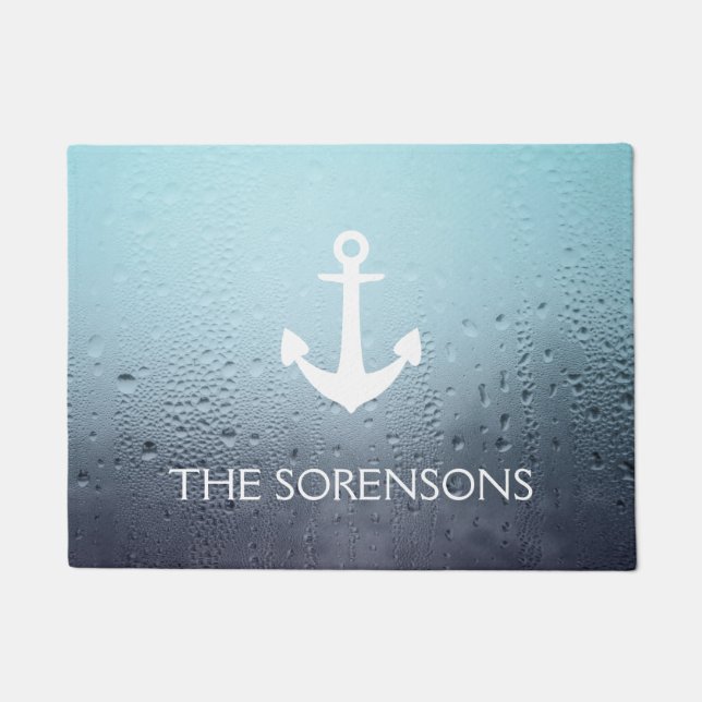 Paillasson L'eau d'Ancre laisse tomber la natte de nom de (Devant)