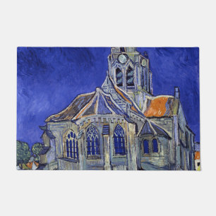 Paillasson L'église d'Auvers, Van Gogh