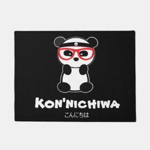 Paillasson Leon Bear Kon'nichiwa Japonais