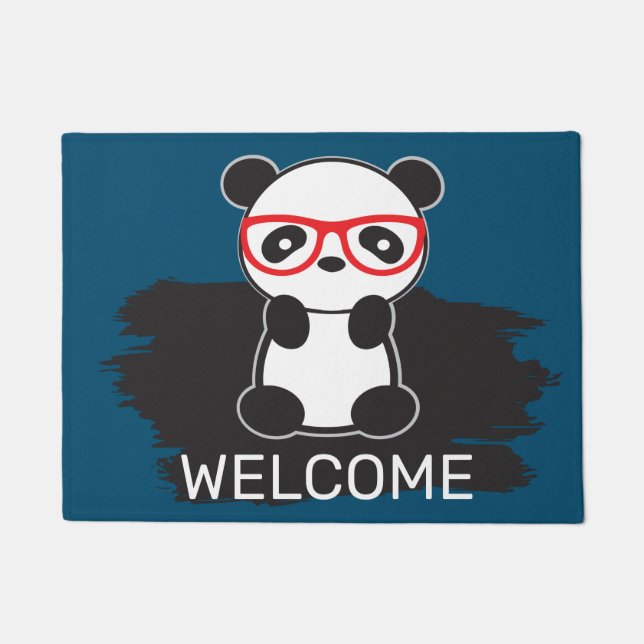 Paillasson Leon Le Panda Bear Welcome Mat (Devant)