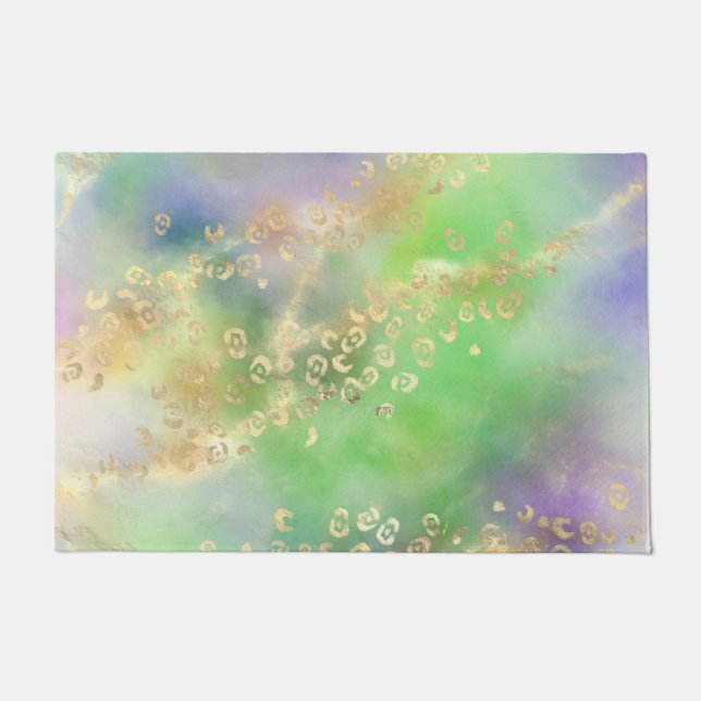 Paillasson Leopard Peinture série Design 4 (Devant)
