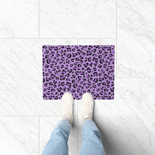 Paillasson Leopard Print, Léopard Spots, Purple Leopard