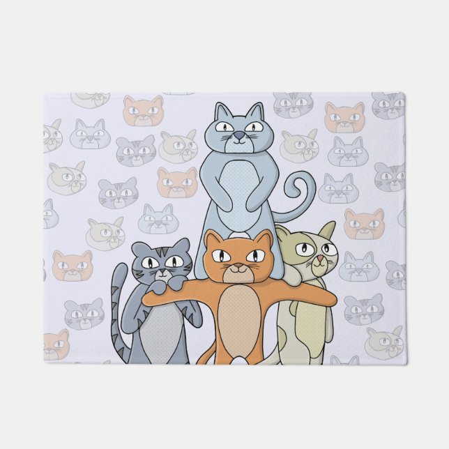 Paillasson Les Chats Géniaux (Devant)