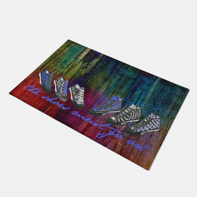 Paillasson Les chaussures doivent aller 24 + vos idées (Incliné)