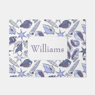 Paillasson Les coquillages de Lavendar ajoutent votre nom