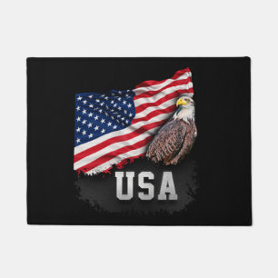 Paillasson Les Etats-Unis diminuent avec Eagle chauve 4