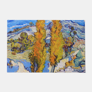 Paillasson Les peupliers de Saint-Rémy, Van Gogh