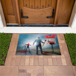 Paillasson Les zombies aux yeux lumineux de SlipperyJoe pour 