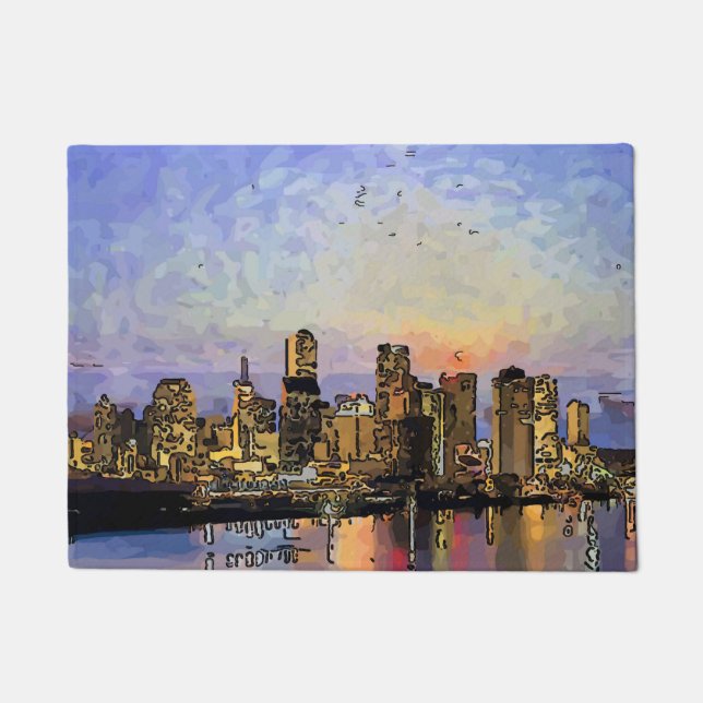 Paillasson Lever de soleil de la Nouvelle-Orléans (Devant)