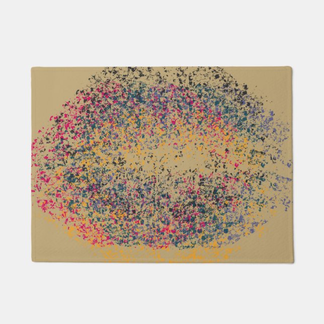 Paillasson Lèvres colorées rétro #2 (Devant)