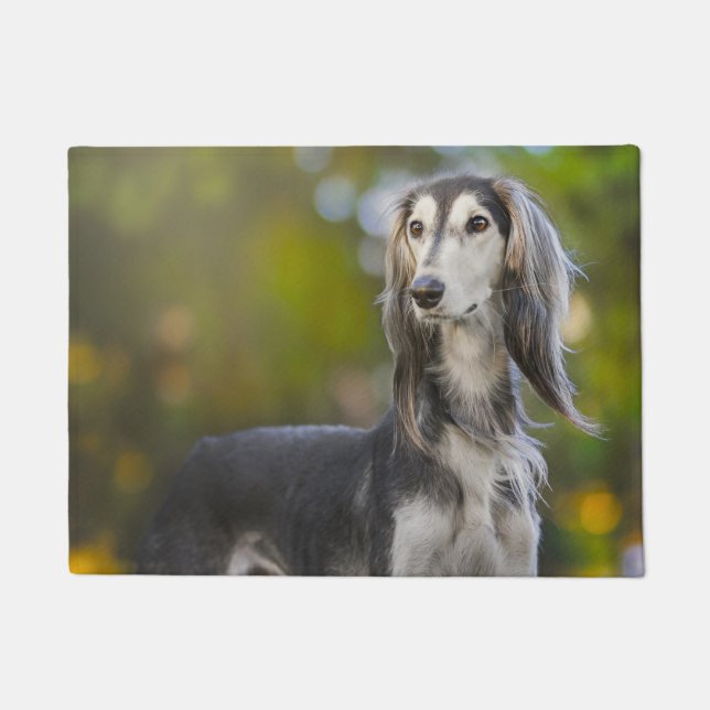 Paillasson Lévrier Saluki. (Devant)