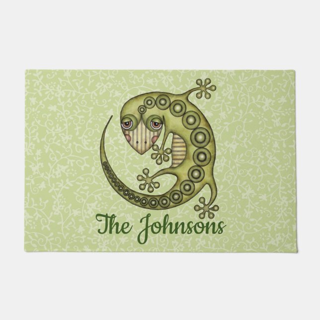 Paillasson Lézard vert (Devant)